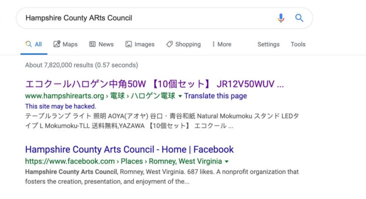 Google Showing Japanese Keywords